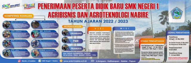 JADWAL PENERIMAAN PESERTA DIDIK BARU 2022/2023
