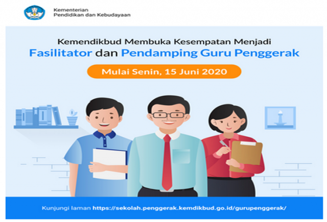 Kemendikbud Membuka Kesempatan Menjadi Fasilitator dan Pendamping Guru Penggerak